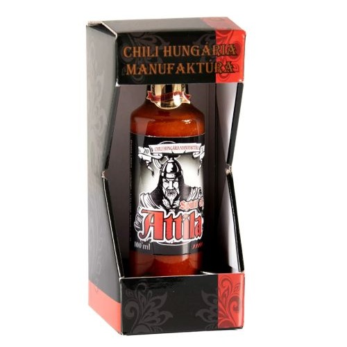 Attila Chili Szósz Díszdobozban 100ml – Világbajnok habanero alapú prémium magyar chili szósz elegáns ajándékdobozban
