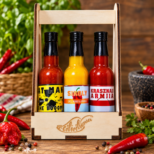Chili szósz válogatás díszdobozban-Chilivilág | Bio Bello gourmet shop