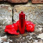 Carolina Reaper chili por kulcstartóban